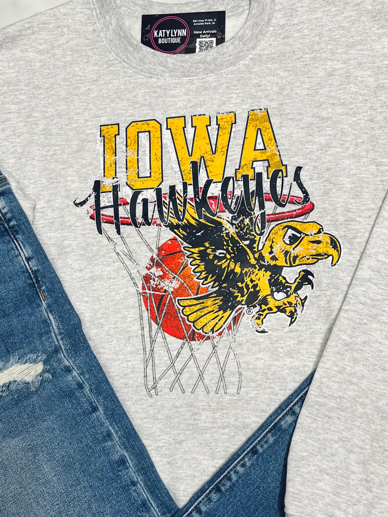 Hawk Basketball Crewnecks