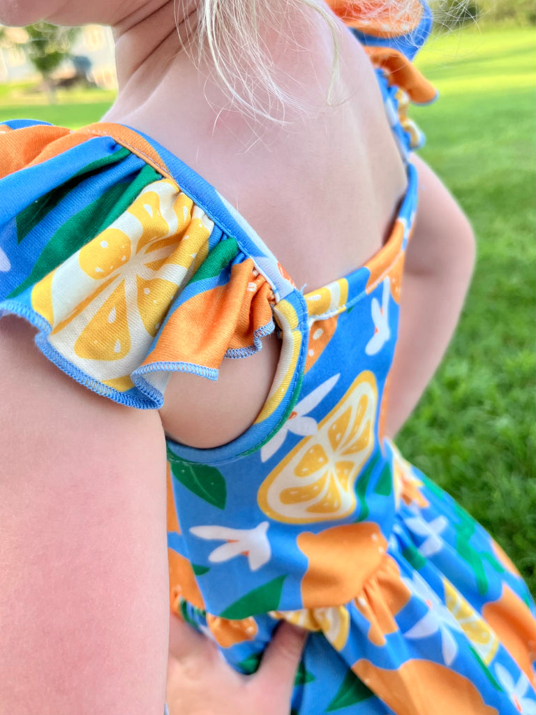 Rylee Ruffle Dress - Kids - Tutti Fruity