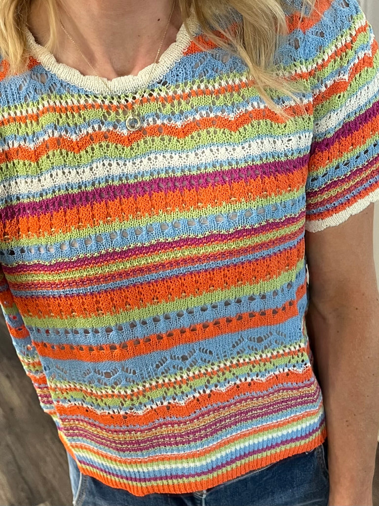 Madelyn Multi Stripe Top