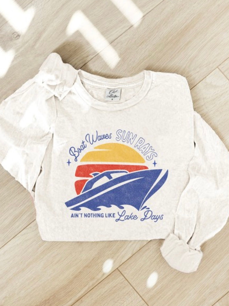 Lake Days Long Sleeve - Cream