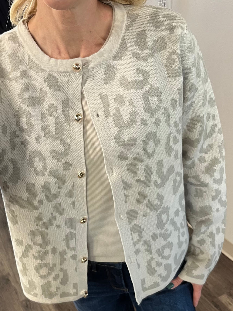 Cecelia Leopard Cardigan