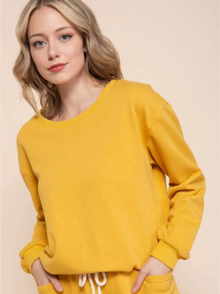 Stella Crewneck - Mustard