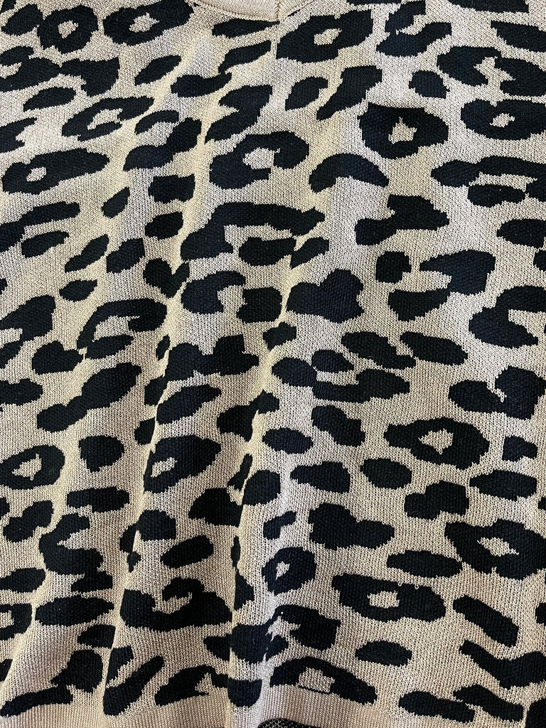 Lauren Sweater Tank - Black/Cream