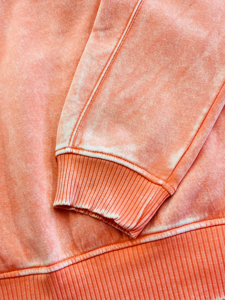 Jessa So-Soft 1/4 Zip Pullover - Coral
