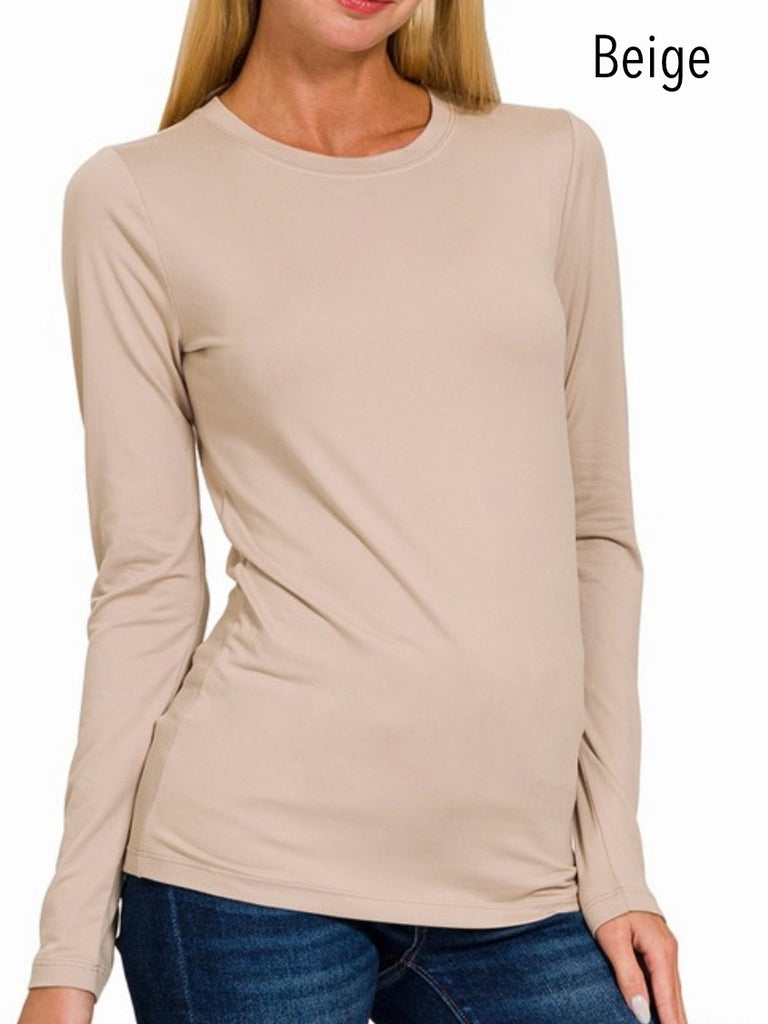 Kari Perfect Long Sleeve - Crewneck