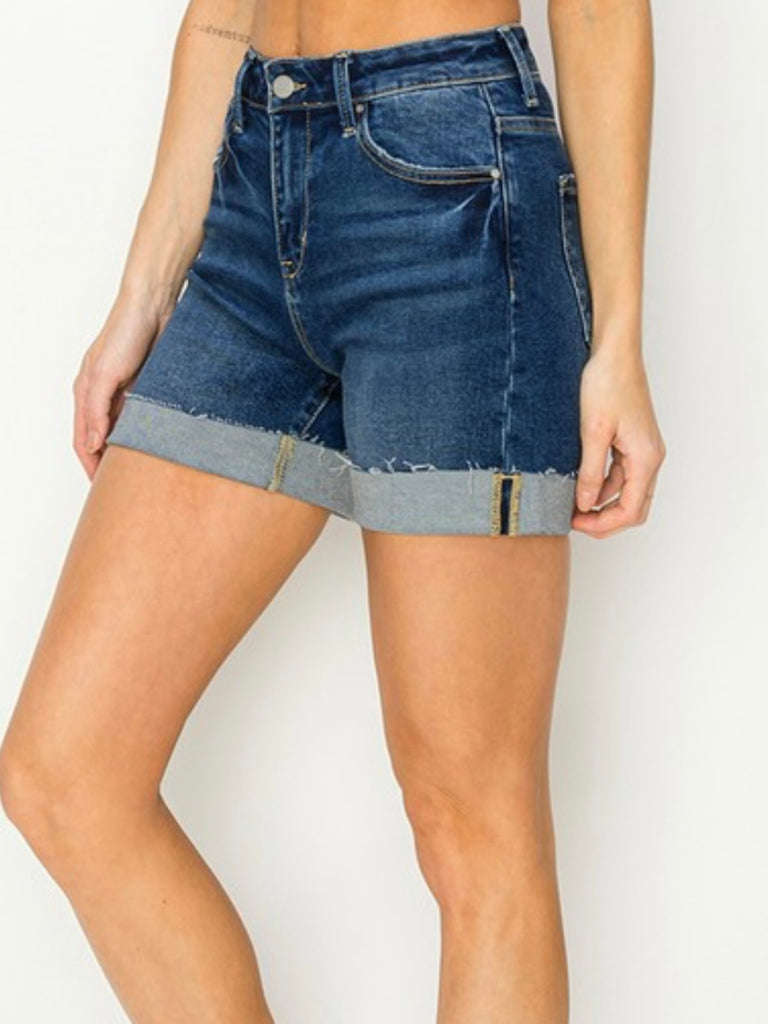 Tasha High-Rise Denim Shorts