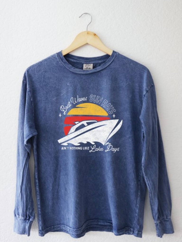 Lake Days Long Sleeve - Blue