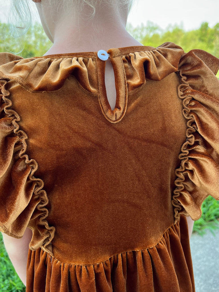 Gretta Velvet Dress - Kids