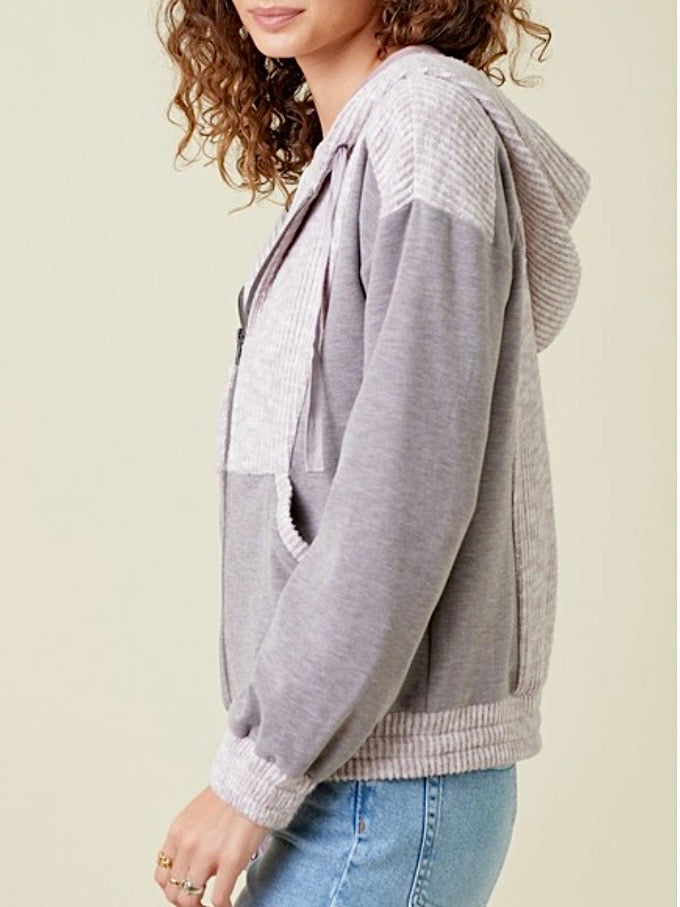 Lorna Brushed Knit Hoodie
