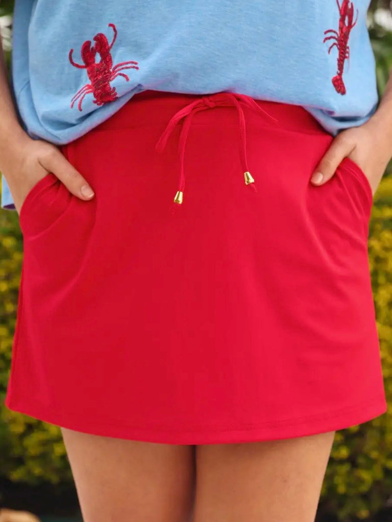 Rori Red Skort