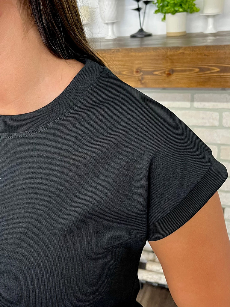Kelsey Perfect Tee - Black