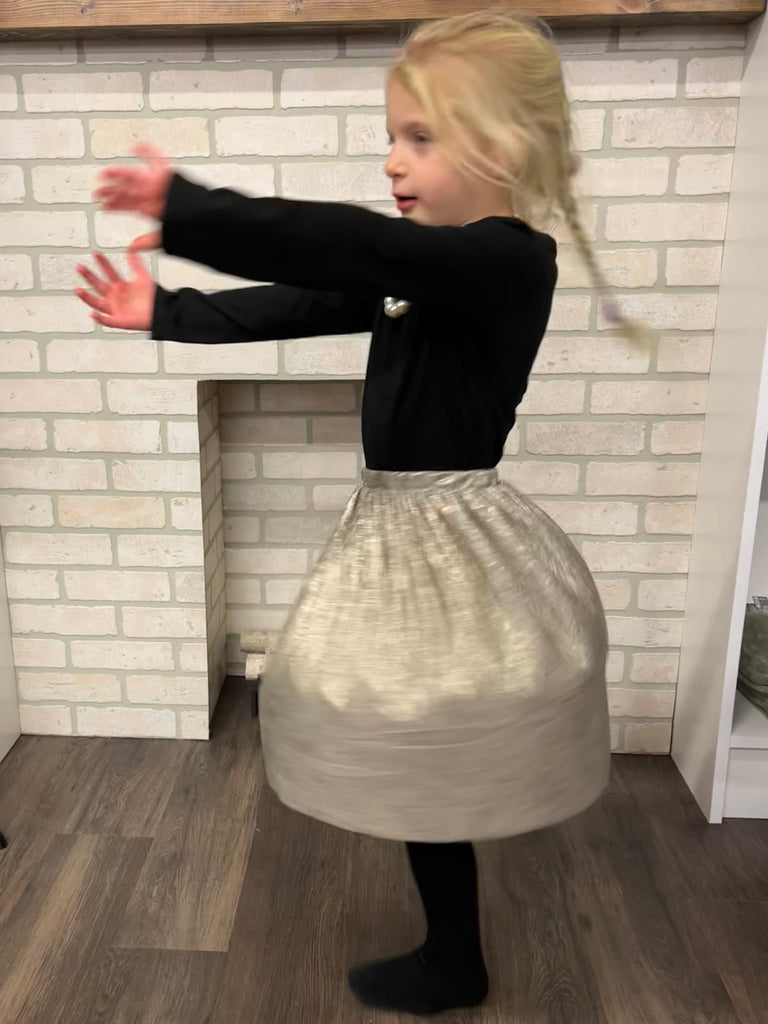Tori Metallic Skirt - KIDS