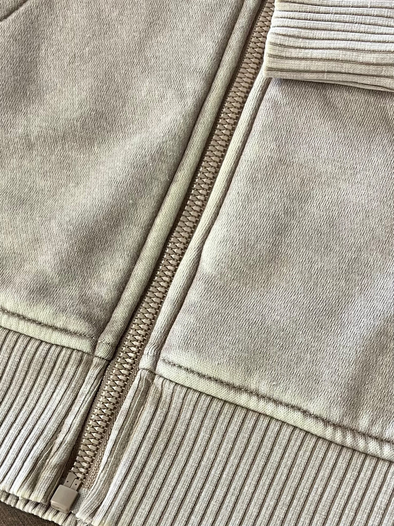 Michelle So-Soft Zip-Up - Latte