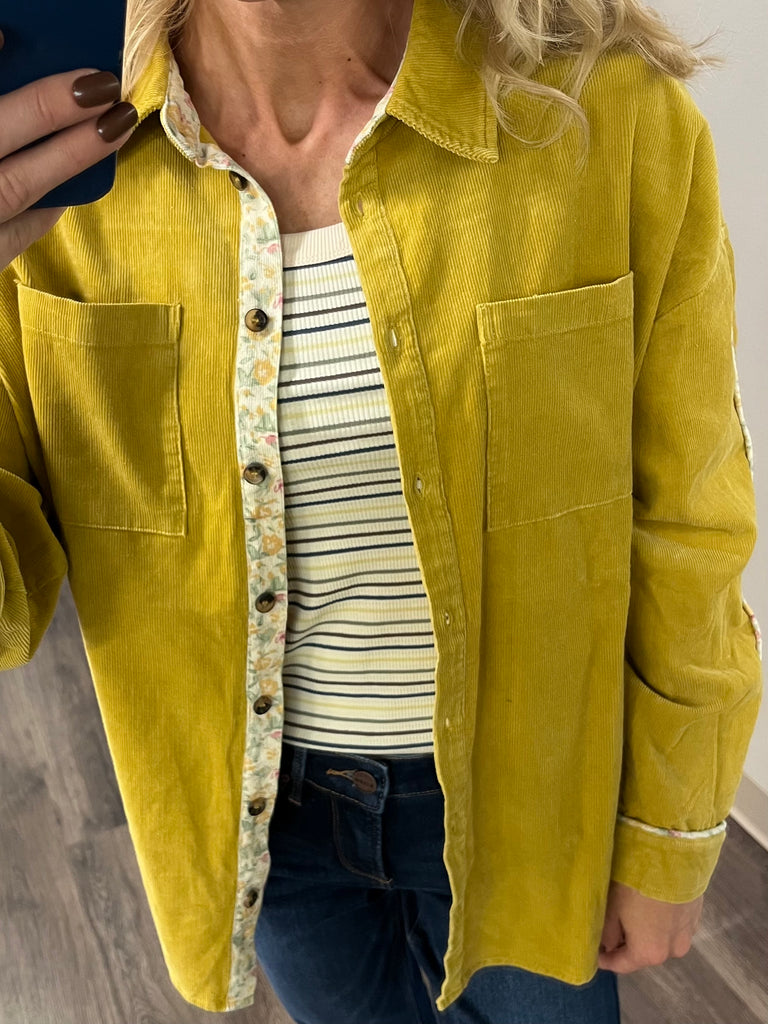 Bailey Light Corduroy Button-Up