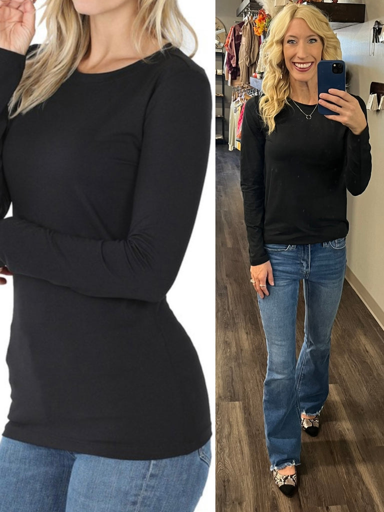 Kari Perfect Long Sleeve - Crewneck