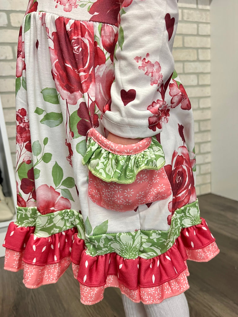 Blake Button Accent Dress - KIDS