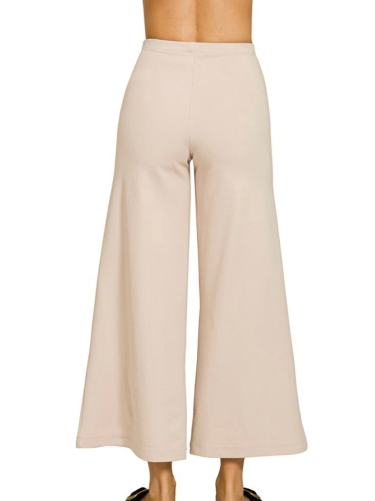 Erin Ponte Pintuck Dress Pants - Taupe