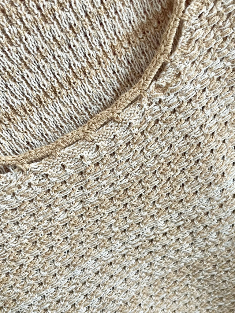 Vaeda Crochet Tank - Mocha