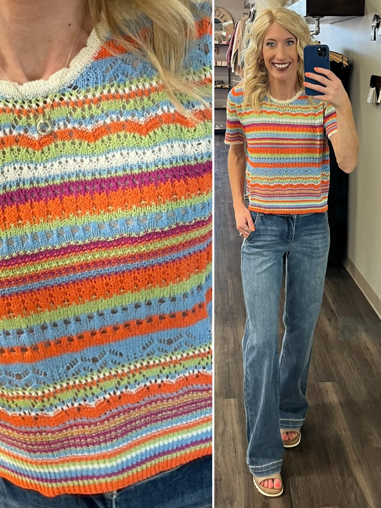 Madelyn Multi Stripe Top