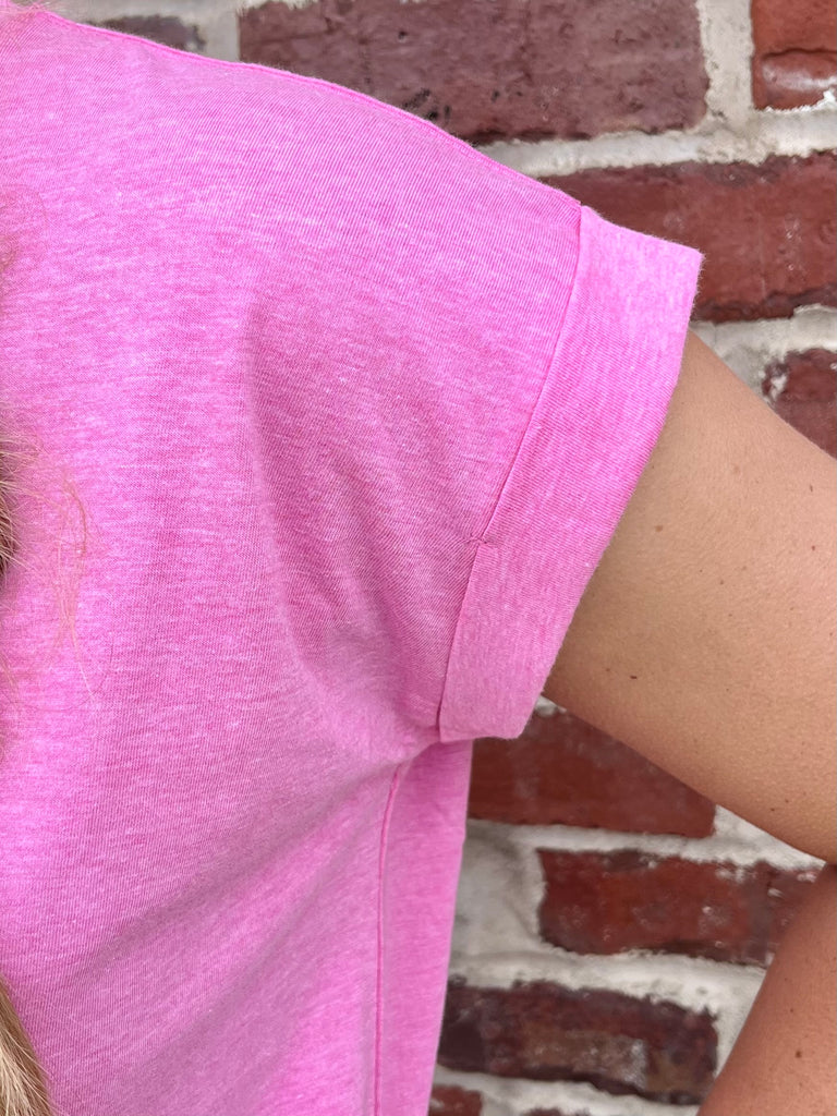 Aspen Cap Sleeve - Pink