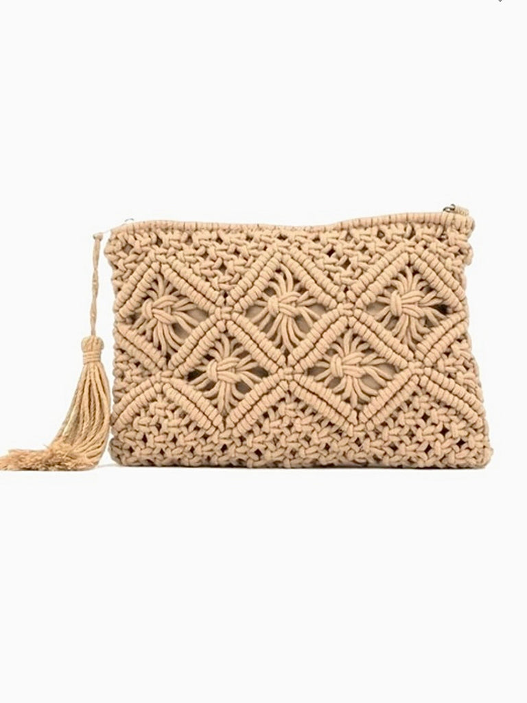 Tracey Knit Clutch