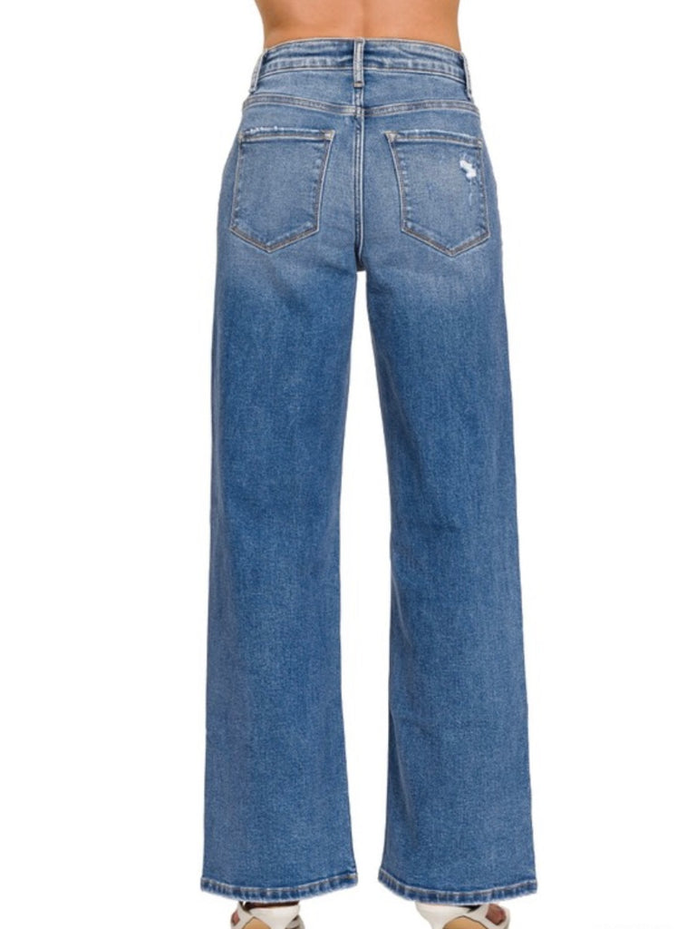 Jennie High-Rise Straight Leg Denim