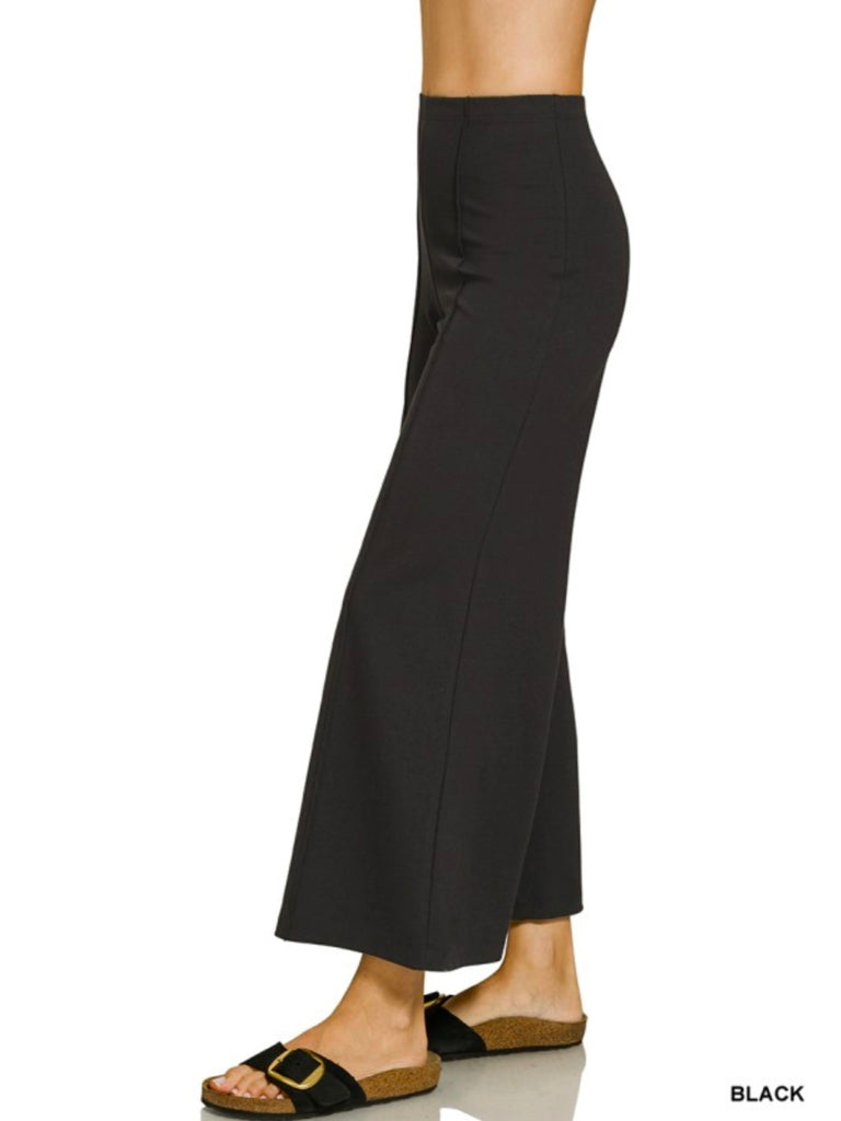 Erin Ponte Pintuck Dress Pants - Black