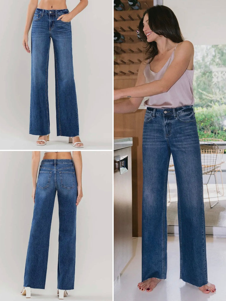 Christie High-Rise Raw Hem