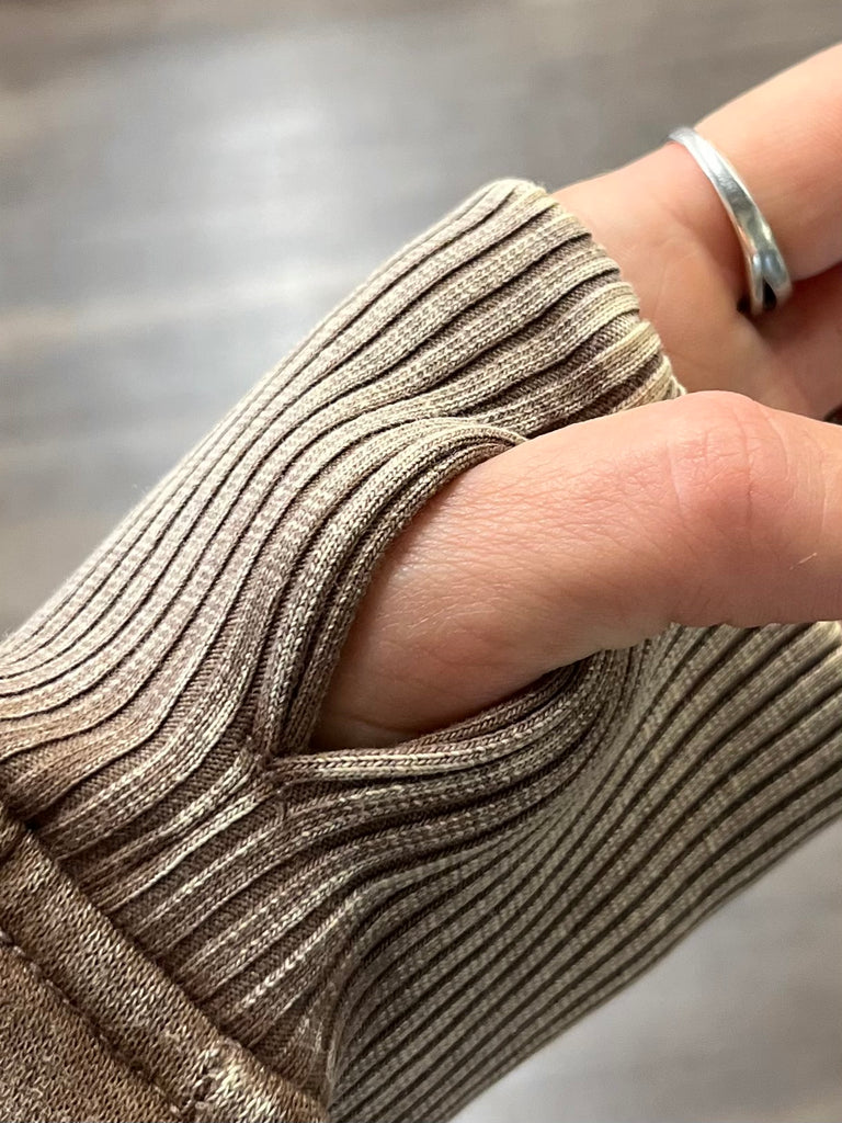 Michelle So-Soft Zip-Up - Mocha