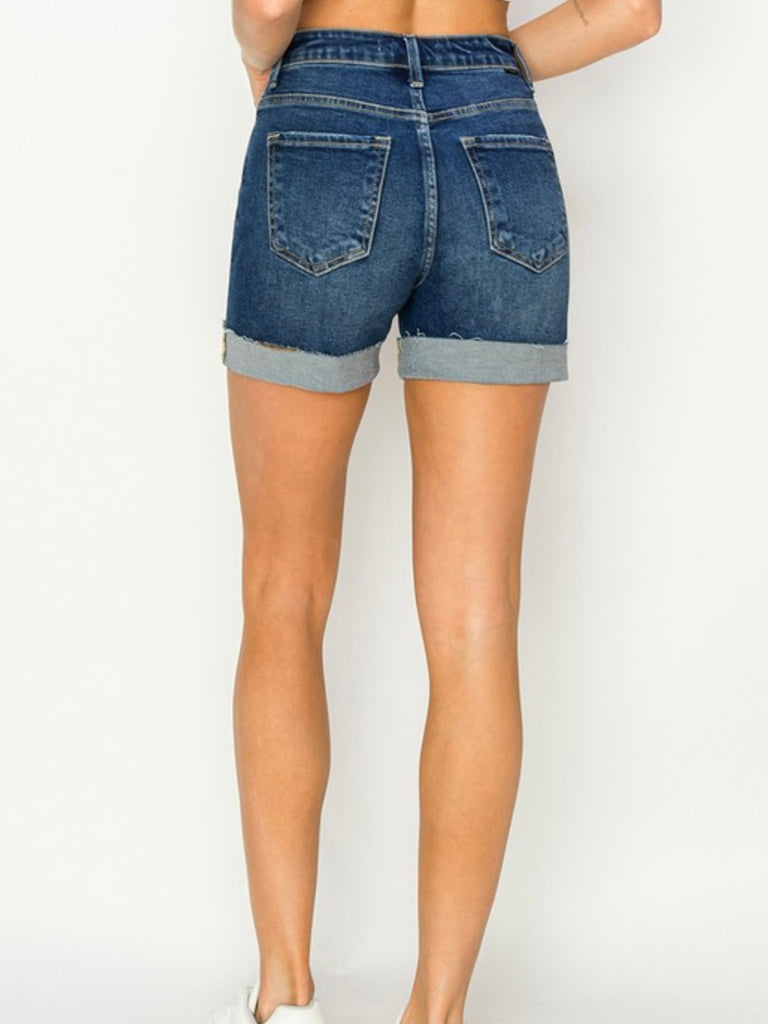 Tasha High-Rise Denim Shorts