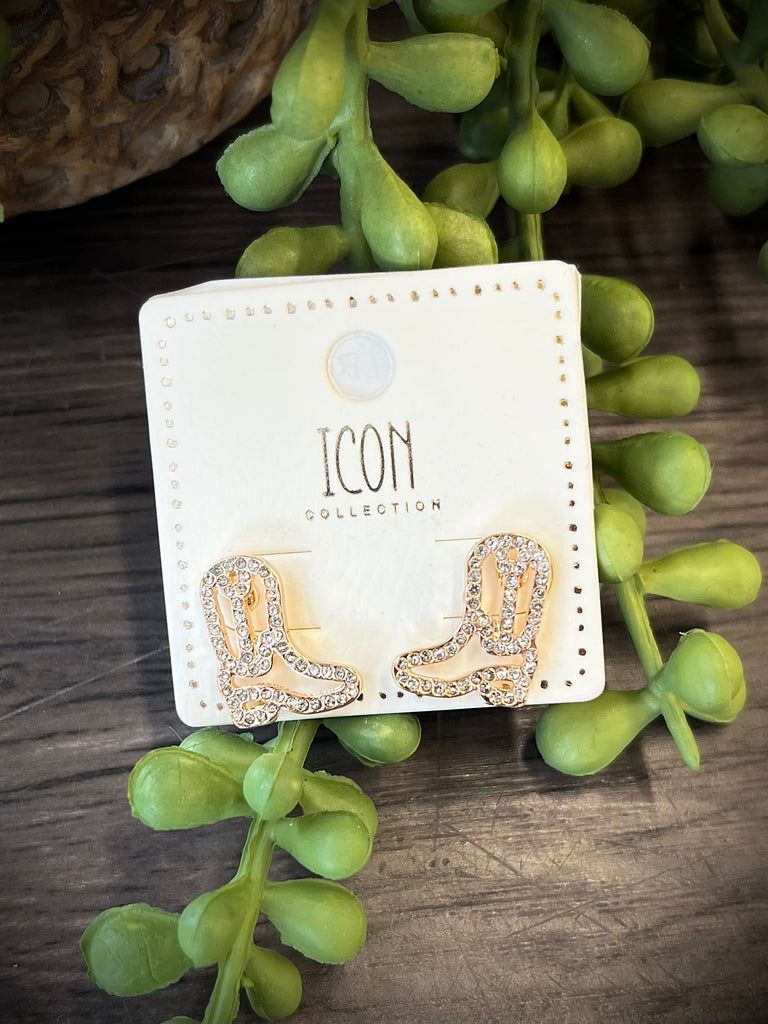 Katie Cowgirl Boot Earrings