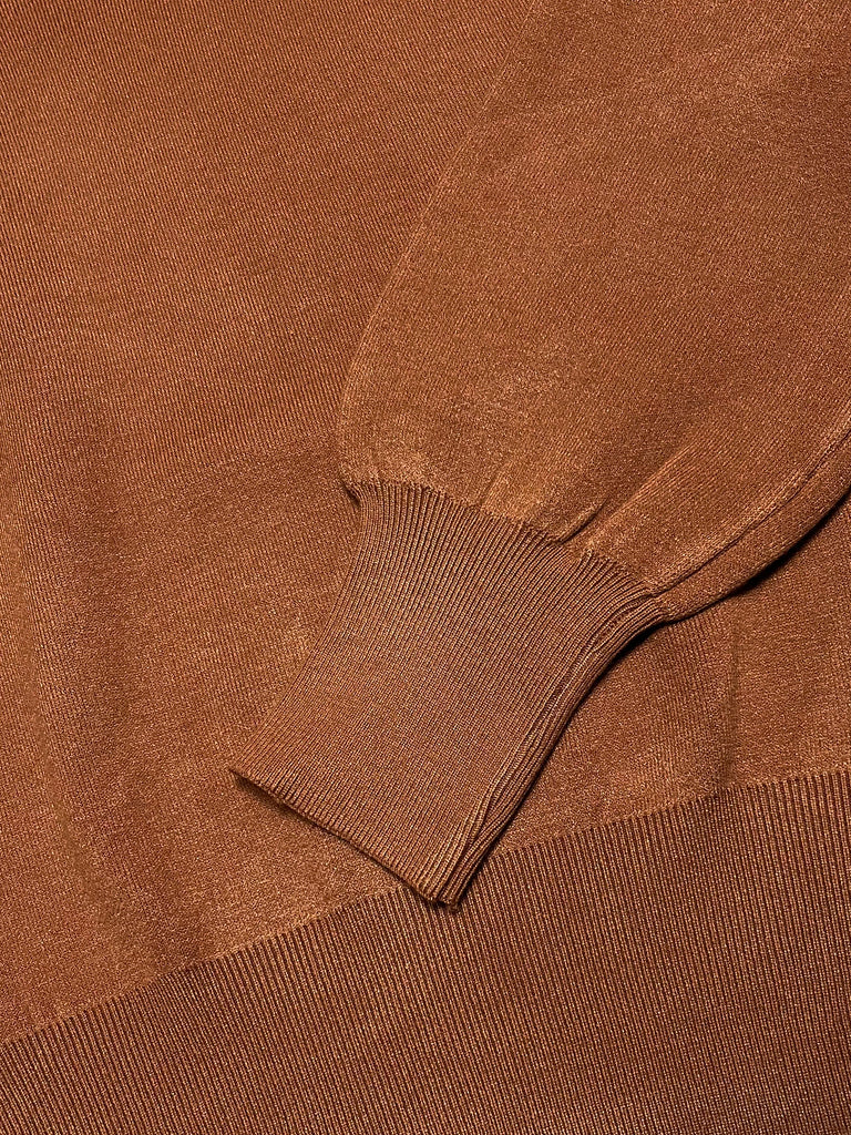 Margo Puff Sleeve Sweater - Camel