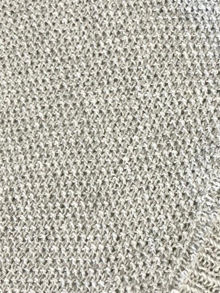 Adele Center Seam Sweater - Lt. Grey