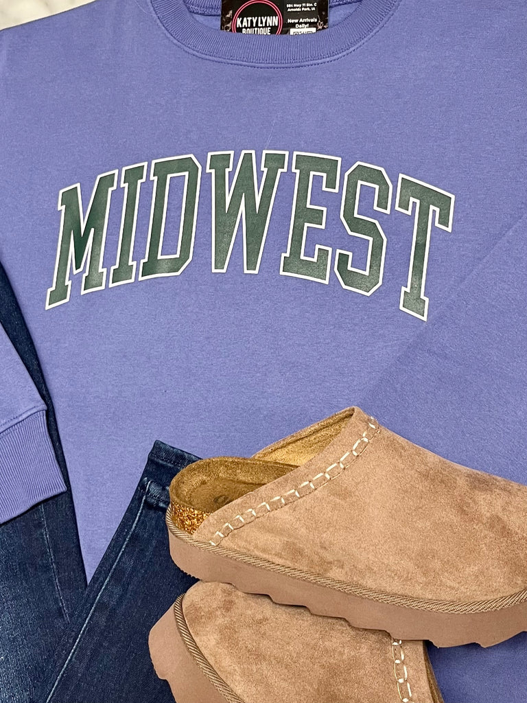 Midwest So-Soft Crewneck - Marlin Blue