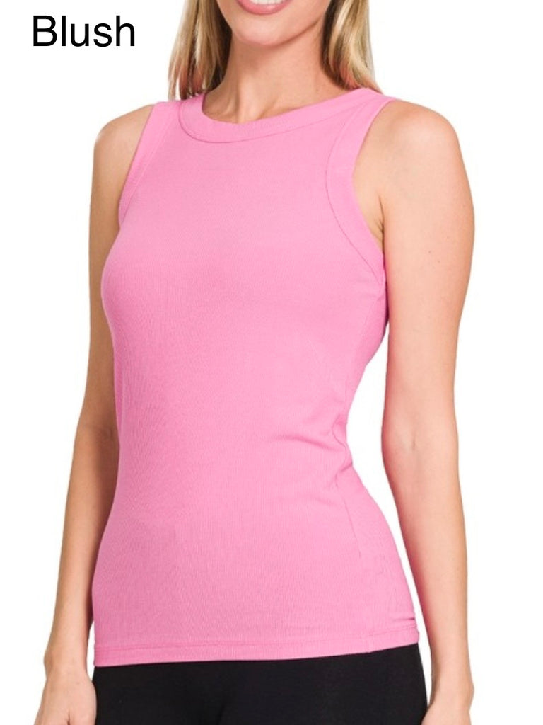 Callie Ribbed Tank - Multi