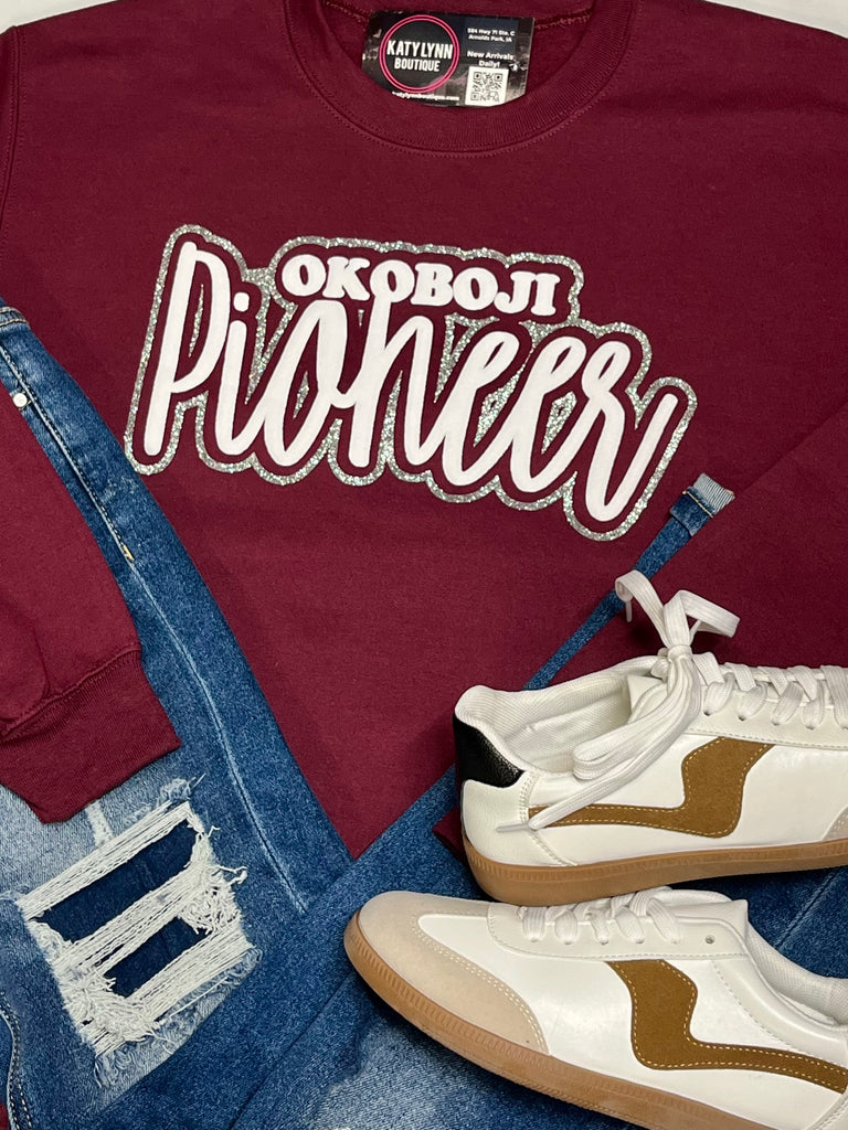 Okoboji Pioneers Glam Crewneck