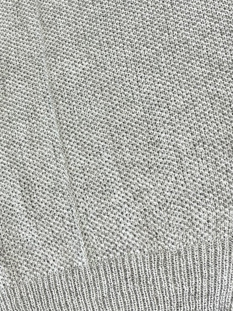 Adele Center Seam Sweater - Lt. Grey