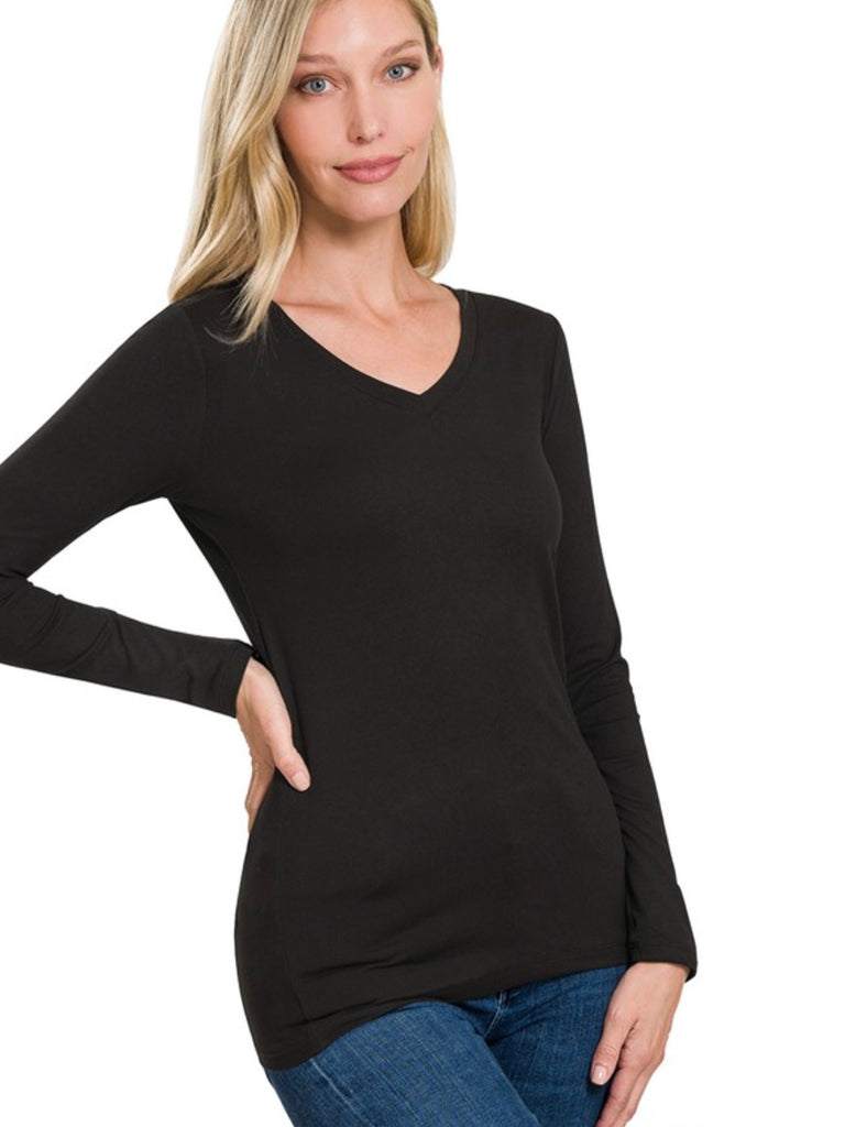 Kari Perfect Long Sleeve - V-Neck
