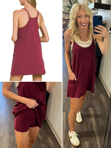 Grace Coral Flutter Sleeve Dress