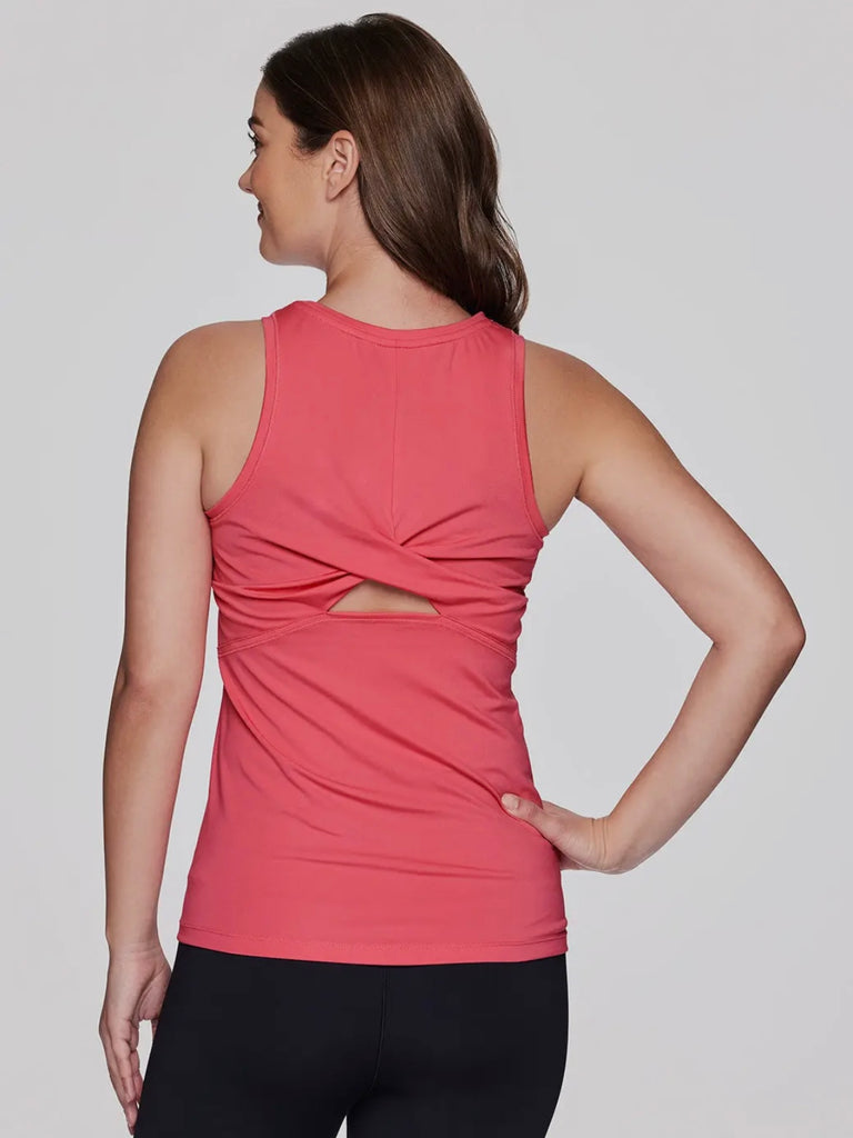 Mya Twist - Back Tank -  Pink