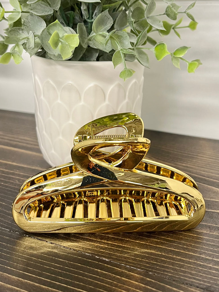 Corinne Metallic Claw Clips