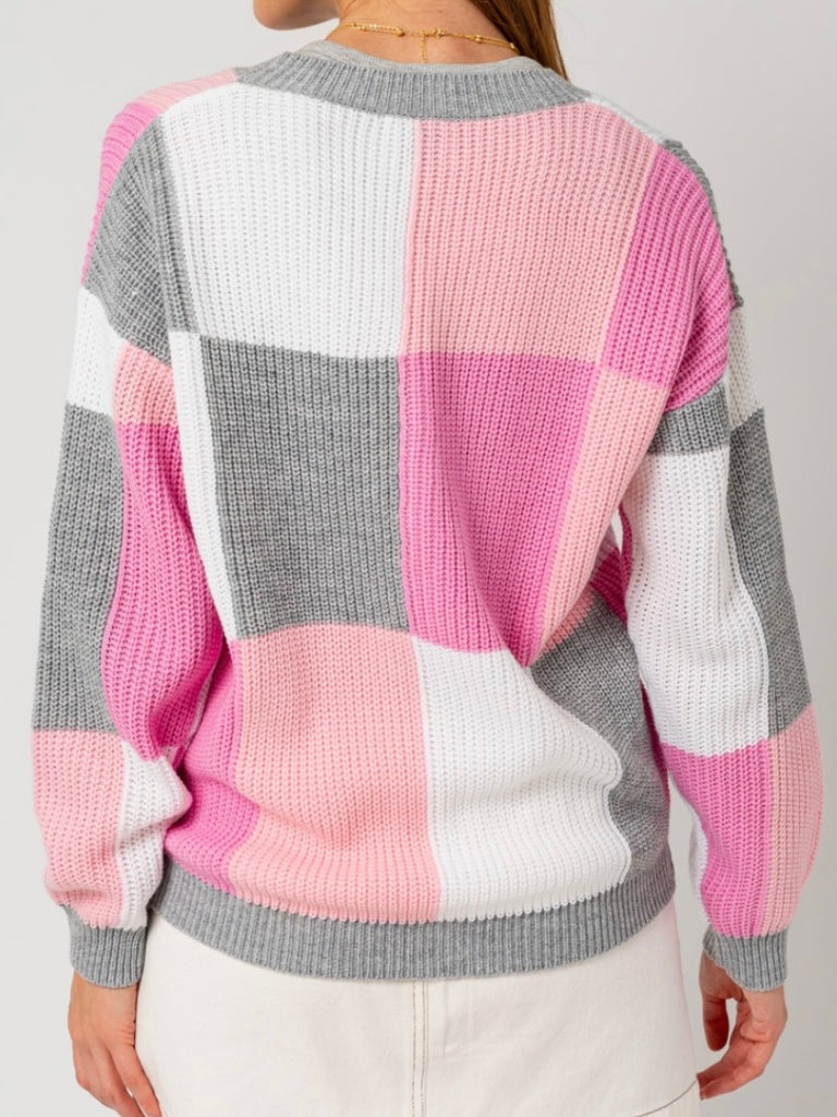 Sandi Color-Block Cardi