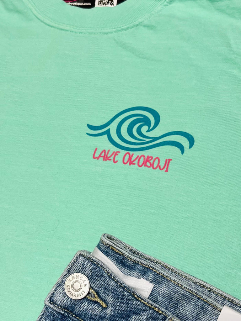 Celeste "Take Me To The Lake" Tee - Teal