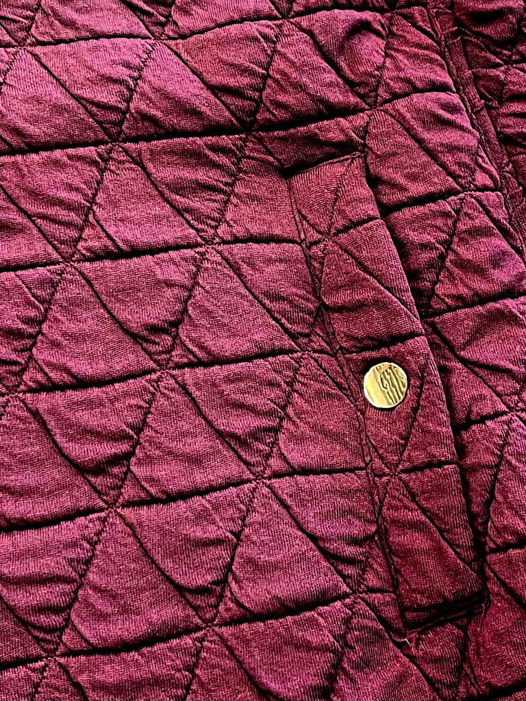 Amy Lightweight Quilted Vest - Maroon