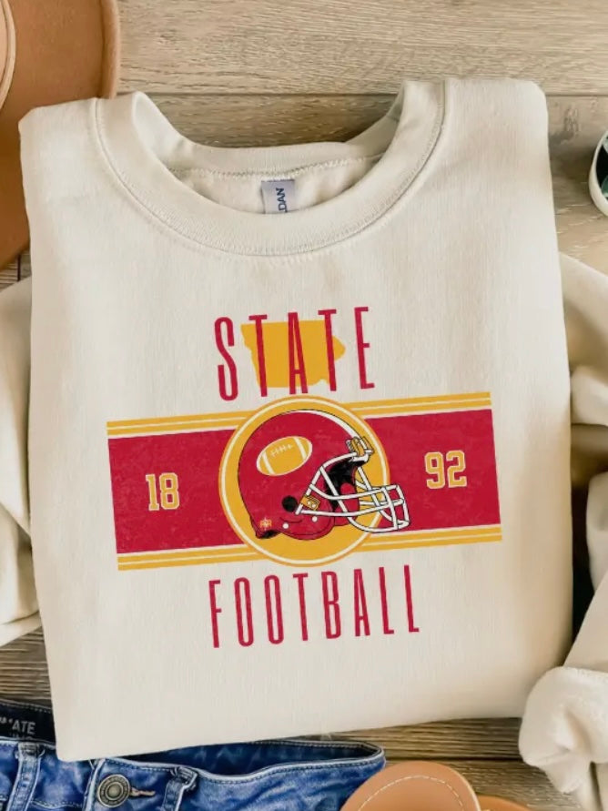 Vintage Helmet Crewneck - ISU