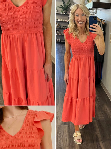 Overall Dress with Romper Lining - Sage