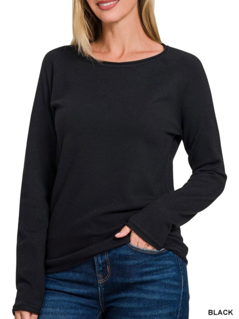 Lesley Basic Sweater - Black