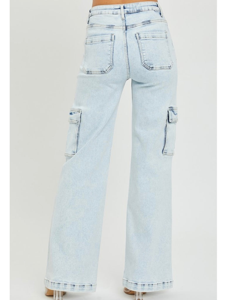 Lettie High-Rise Cargo Jeans