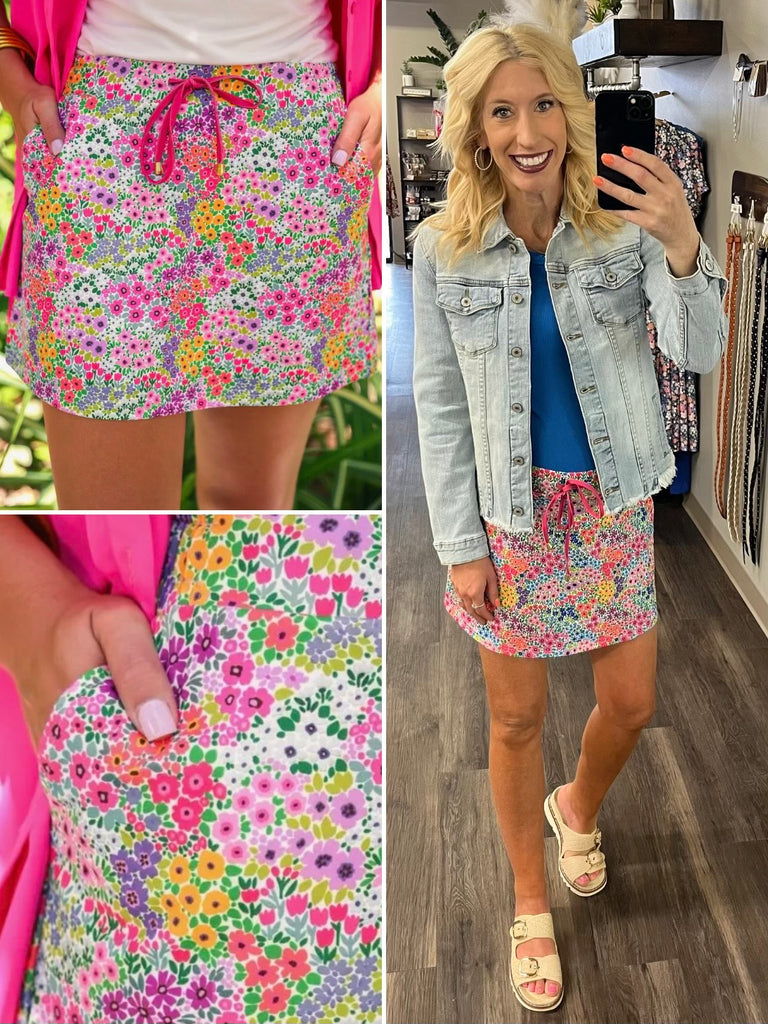 Rori Falling for Florals Skort