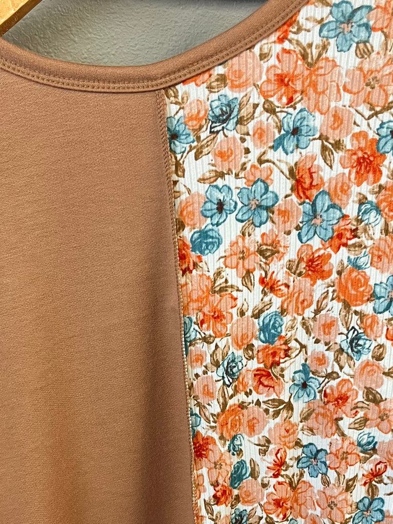 Mavis Flower Blocked Tunic